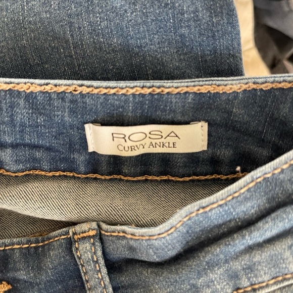 Women’s Sofia Jeans, Rosa Curvy skinny ankle, medium wash, Size 6 - Picture 4 of 5